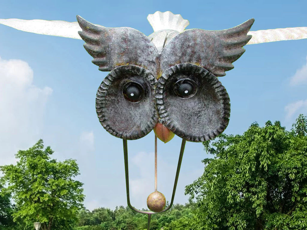 Générateur de Vent en Métal en Forme d'Oiseau - Ornements de Jardin Décoratifs
