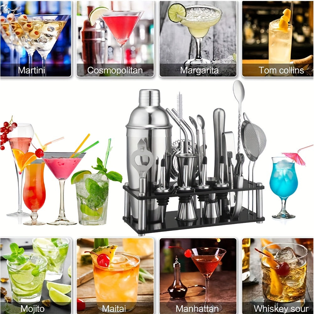 ProMix Ensemble de Cocktails de 20 Pièces – Tout pour le Mélange Parfait