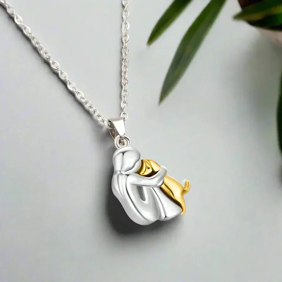 Skanto | Collier PawHeart – Bijoux pour les amoureux des chiens avec empreinte de patte