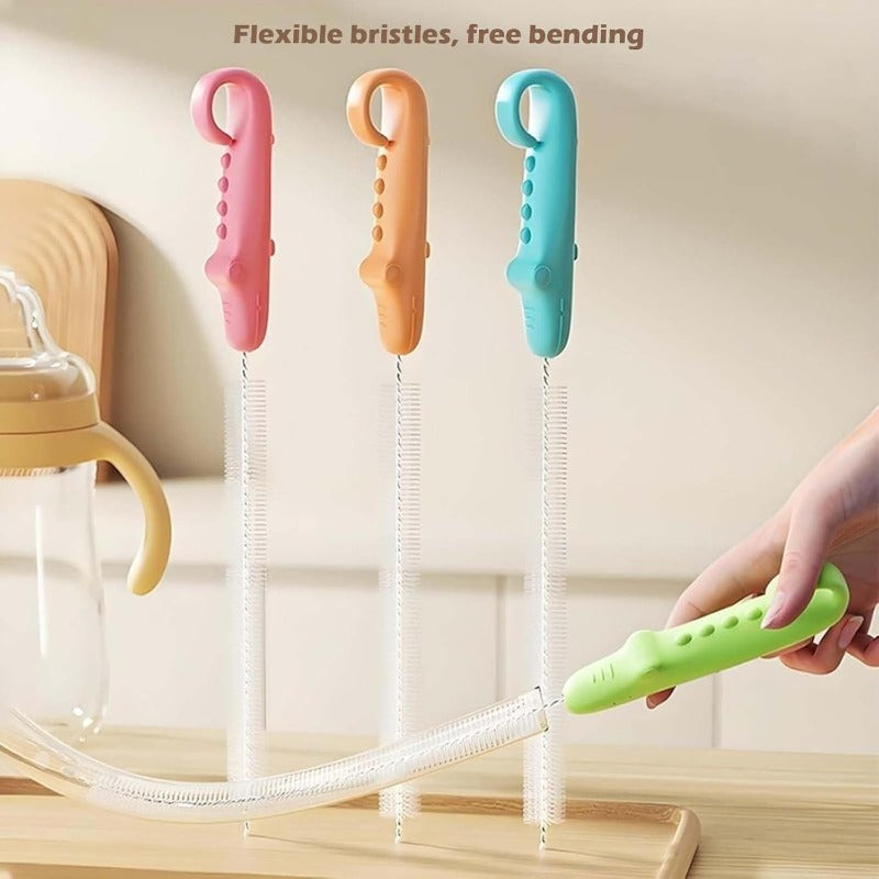 Ensemble de brosses de nettoyage de précision | Vise la saleté cachée dans les coins, les joints de carrelage et les espaces étroits | Poils durs, pointe fine | Salle de bain & Cuisine