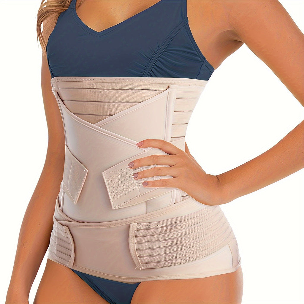 Ceinture Postpartum 3-en-1 – Soutien Confortable et Ajustable pour la Récupération Après l'Accouchement