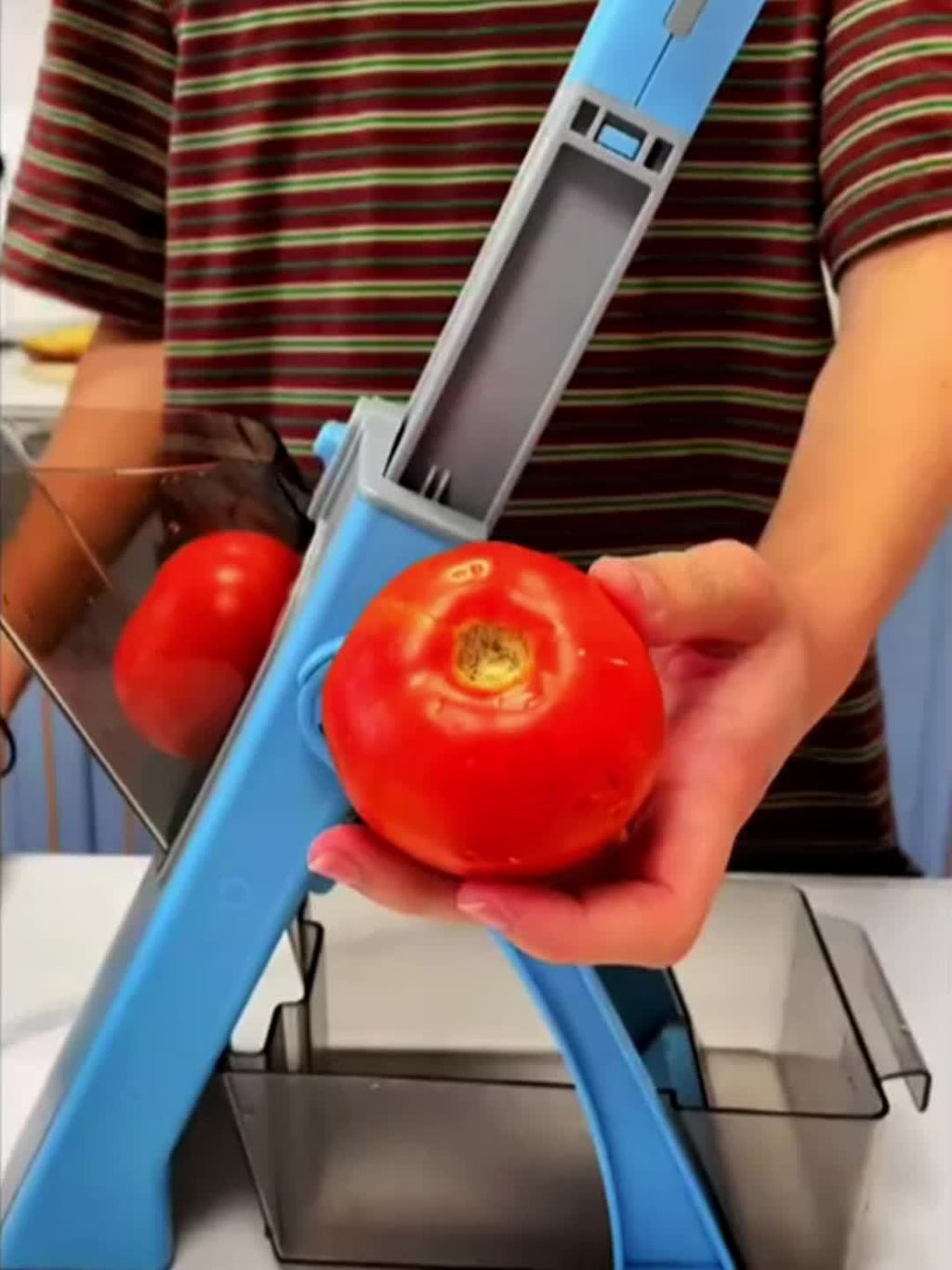Coupe-légumes Multifonctionnel – Sûr, Réglable et Avec Grande Capacité de Récupération