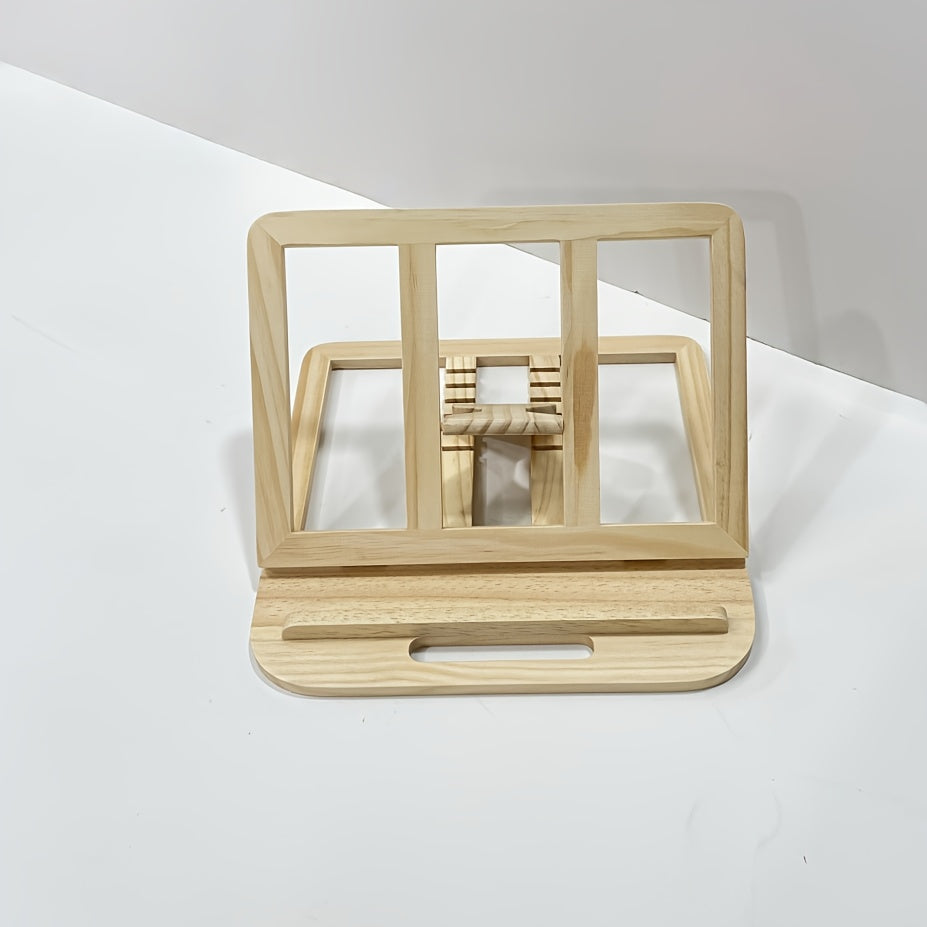 WOODIFY - Support en bois ajustable pour ordinateur portable de 11 pouces, accessoire de bureau pliable