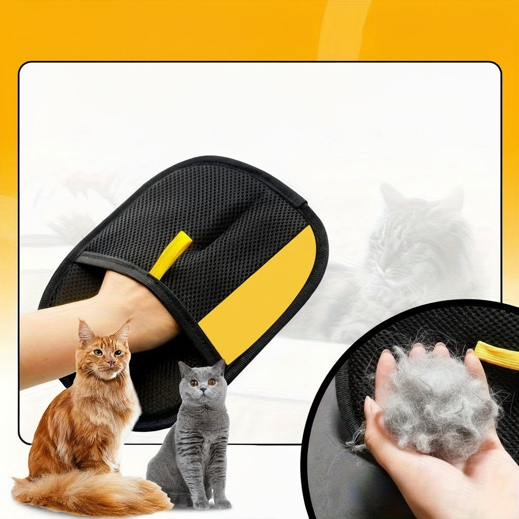 FURGLIDE - Gants de toilettage pour animaux de grande taille pour enlever les poils et peluches