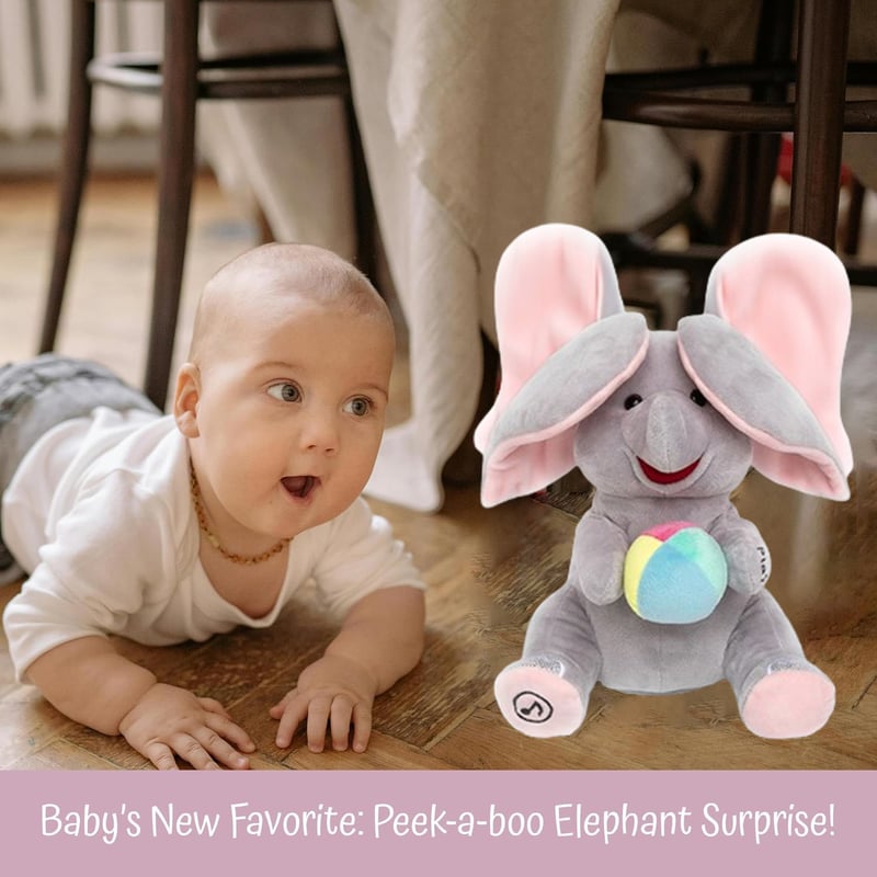 MelodyHugs - Peluche Éléphant Musical