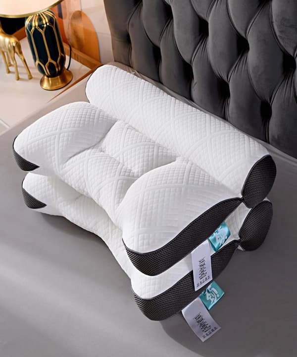 AlignEase™ — Réveillez-vous reposé grâce à un confort sur mesure pour le cou et la colonne vertébrale chaque nuit