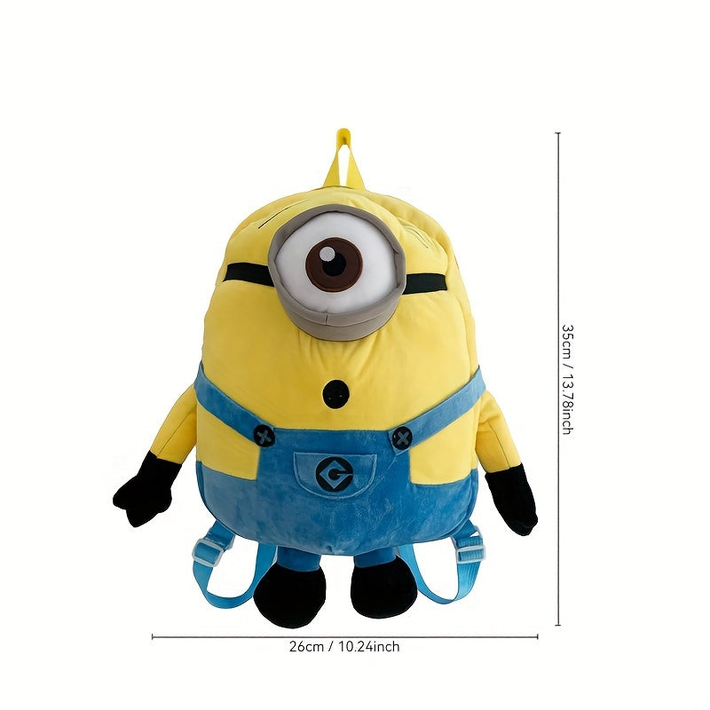 Sac à dos Minion en peluche - Pour un look mignon et pratique