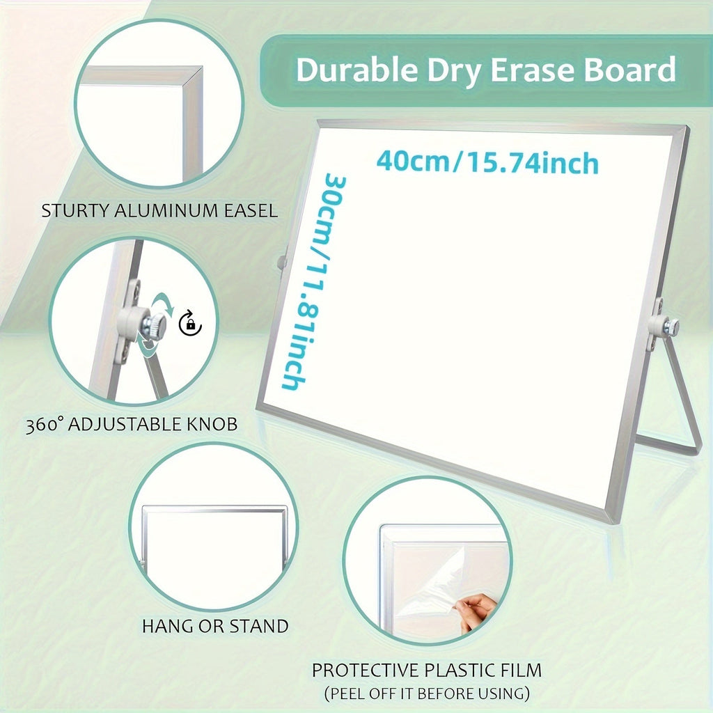 Tableau Magnétique MagniBoard - Portable et Double Face avec Support