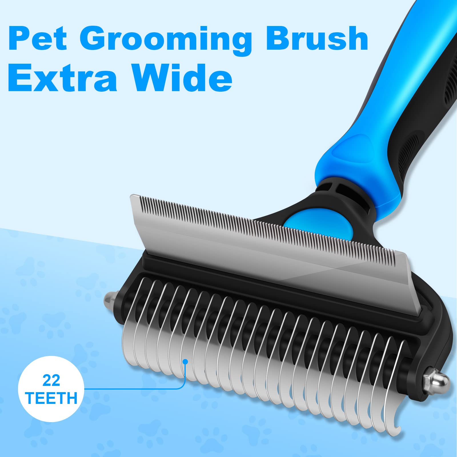 SOFTPAW – Peigne démêlant pour animaux de compagnie pour un toilettage doux et efficace