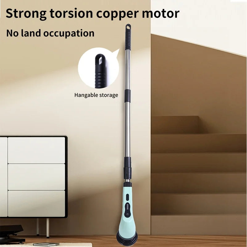 Brosse de nettoyage électrique 9-en-1 avec affichage LED – 1+1 GRATUIT
