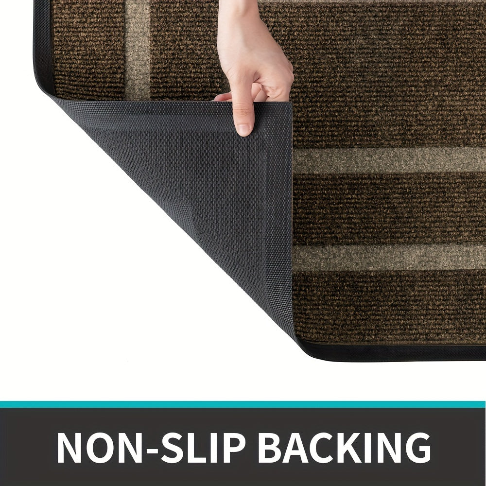 Tapis en Caoutchouc Facile pour Entrée de Maison, Durable et Antidérapant, Parfait pour la Décoration de Noël