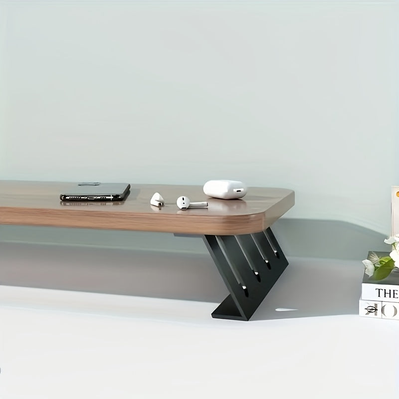 POSTUREPRO - Support d'écran en bois gain de place pour bureau à domicile et utilisation de portable