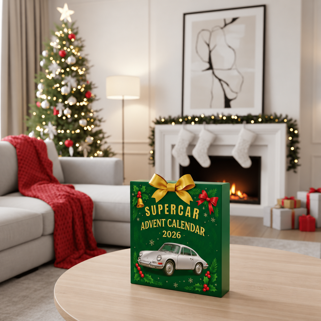 DRIVEVENTURE – Calendrier de l'Avent Supercar Édition Limitée avec 24 Modèles Miniatures Précis