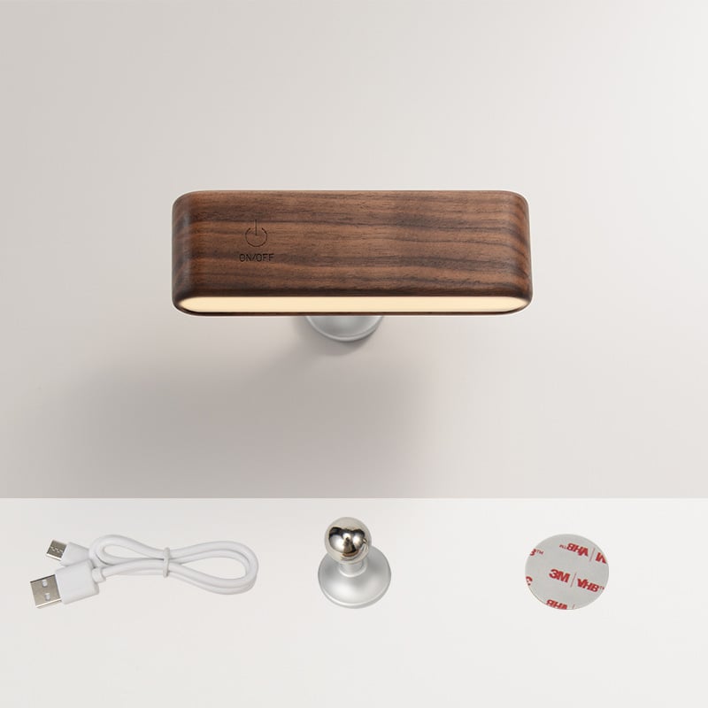 LuminoWood - Lampe magnétique rotative à 360° | 50% DE REMISE