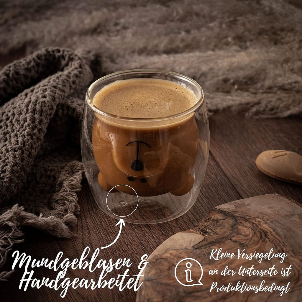 Tasse en forme d'ours - Mignonne et pratique