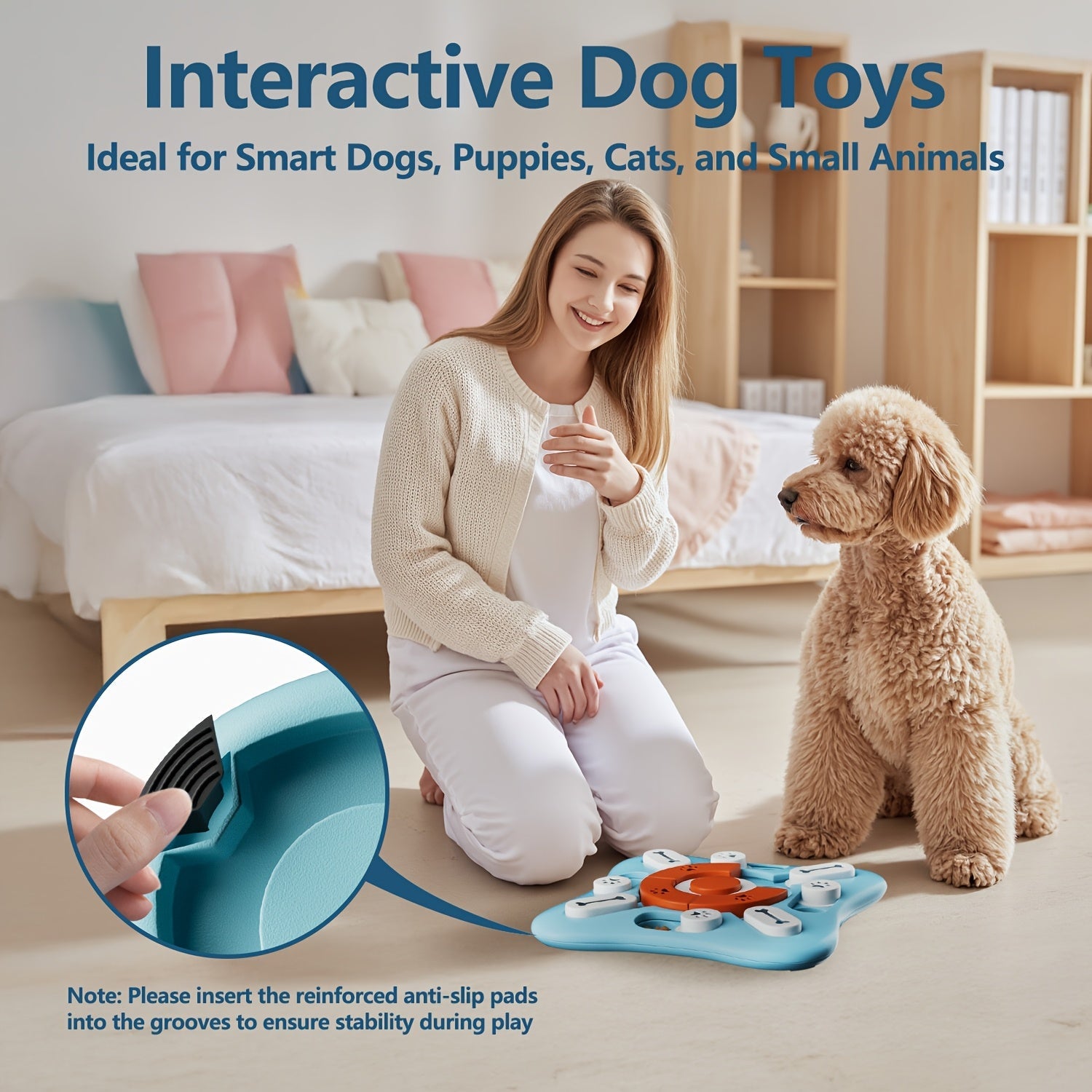 BRAINFETCH PUZZLE – Distributeur de nourriture interactif IQ pour chiens