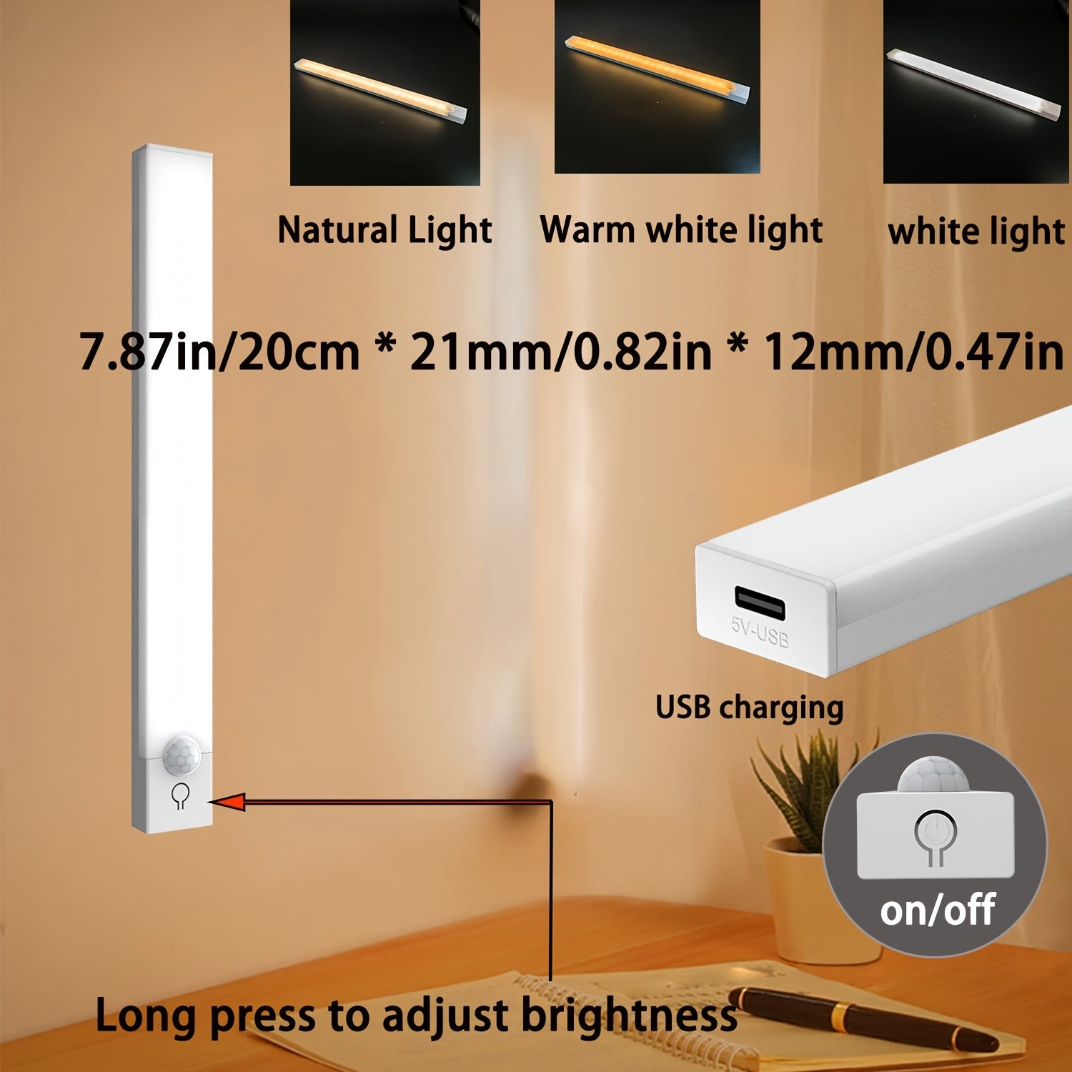 LUMISENSE – Lampe de mouvement intelligente pour une sécurité nocturne sans effort