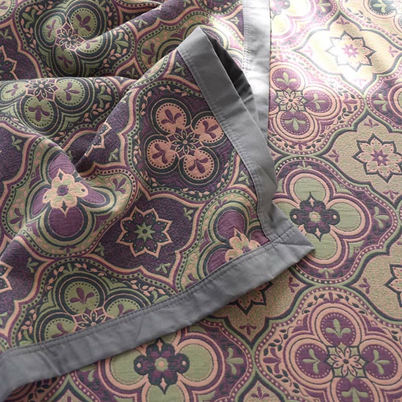 Couette réversible avec motif mandala