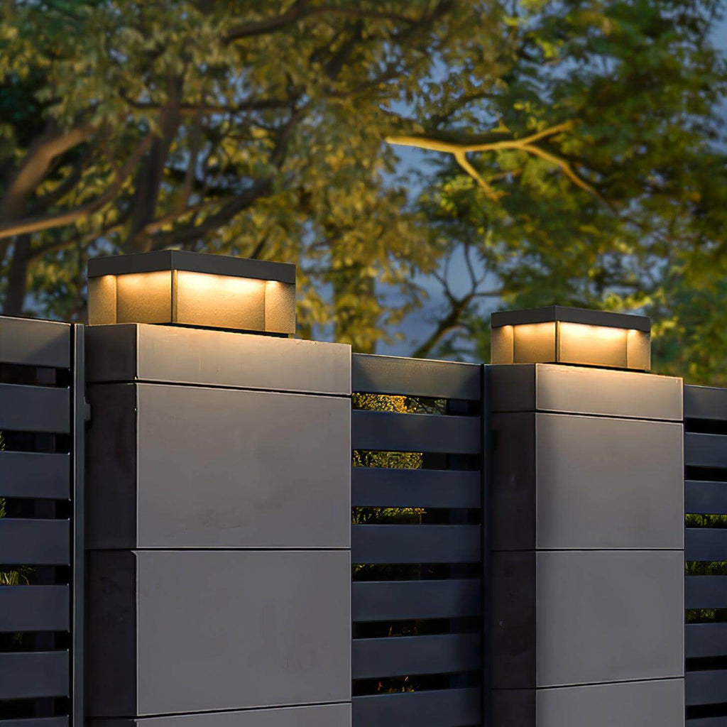 Lampe de Poste Solaire d'Extérieur - Étanche IP65