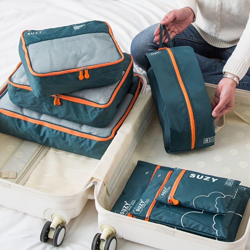 JOURNEASY - Ensemble de 7 sacs d'organisation de valise portable pour le voyage