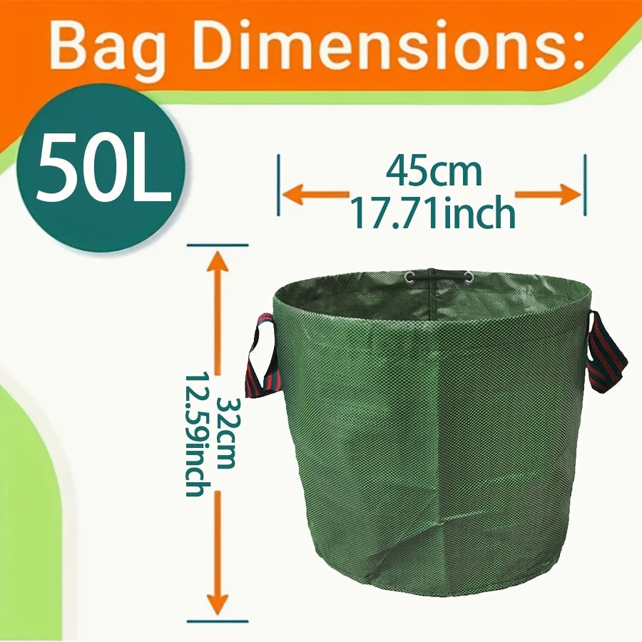 PUREBIN - Collection de Sacs à Déchets Polyvalents pour Jardin, Piscine et Utilisation à Domicile 125L/120L/60L/50L