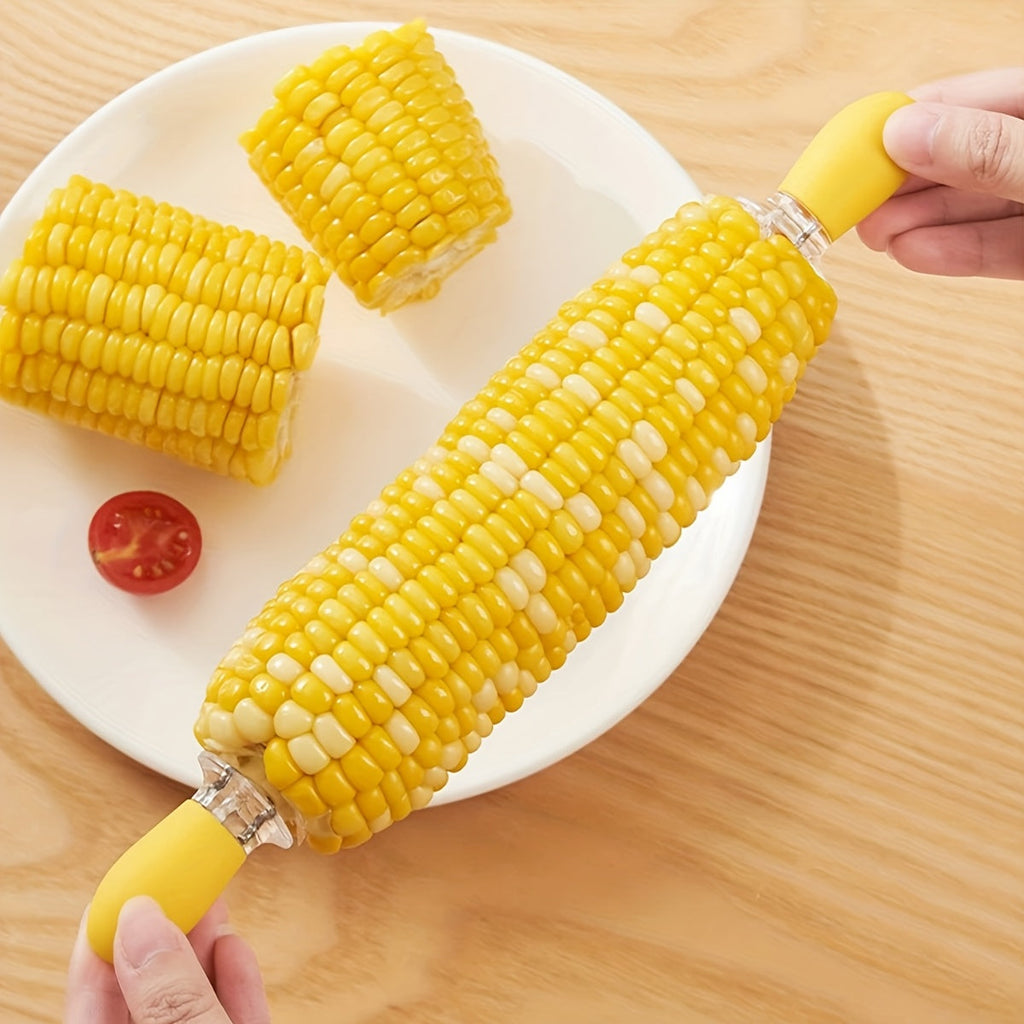 CORNGRIP – Porte-maïs en acier inoxydable pour un service BBQ sûr et facile