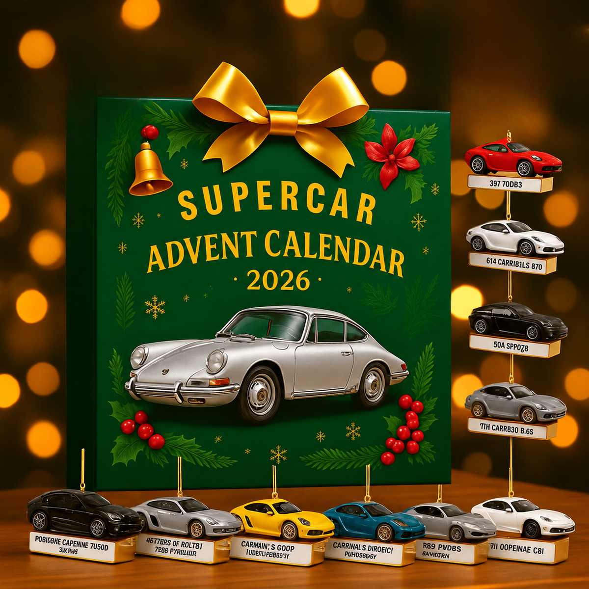 DRIVEVENTURE – Calendrier de l'Avent Supercar Édition Limitée avec 24 Modèles Miniatures Précis