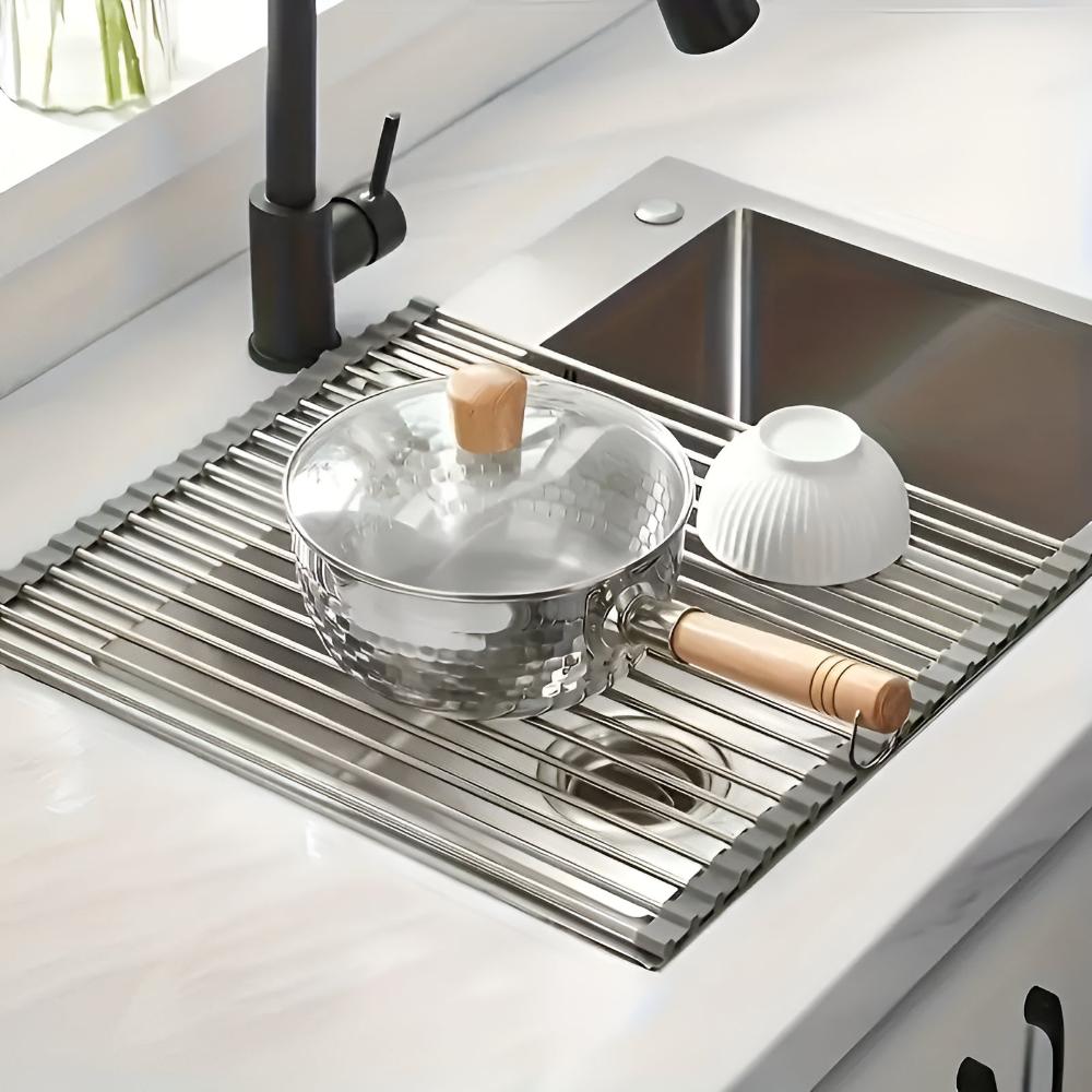 Râtelier à Vaisselle en Acier Inoxydable