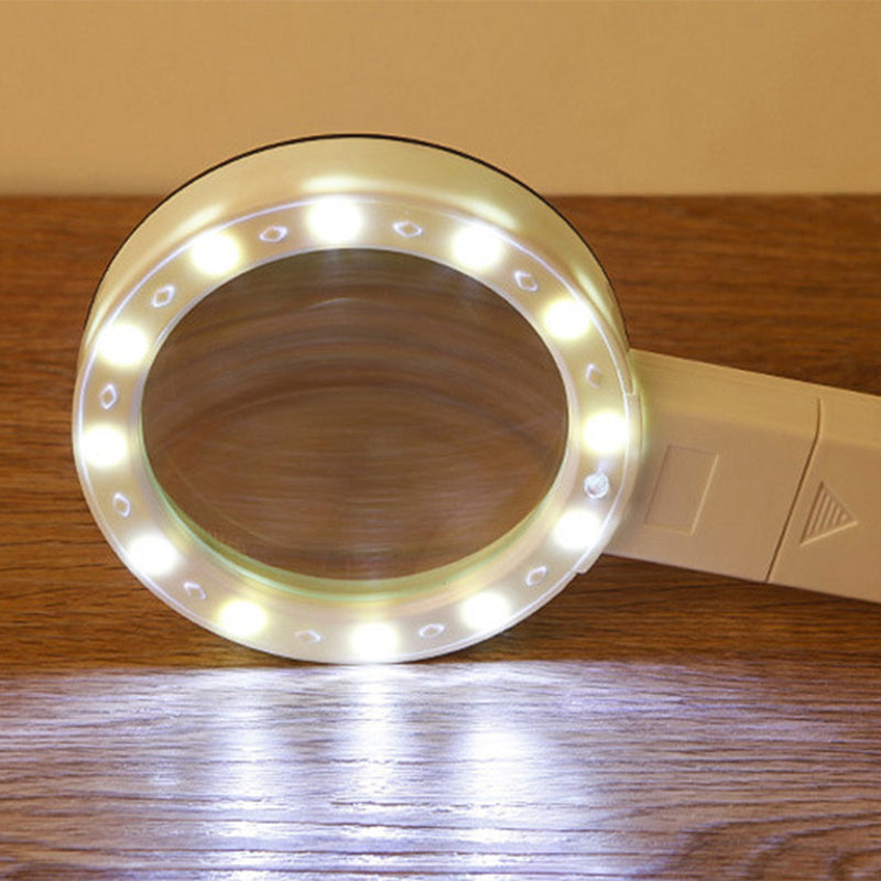 Loupe 30x avec lumière LED