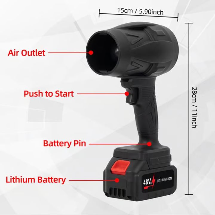 TurboFan Souffleur à air | Souffleur à air sans fil | Souffleur de nettoyage rechargeable pour électronique et maison