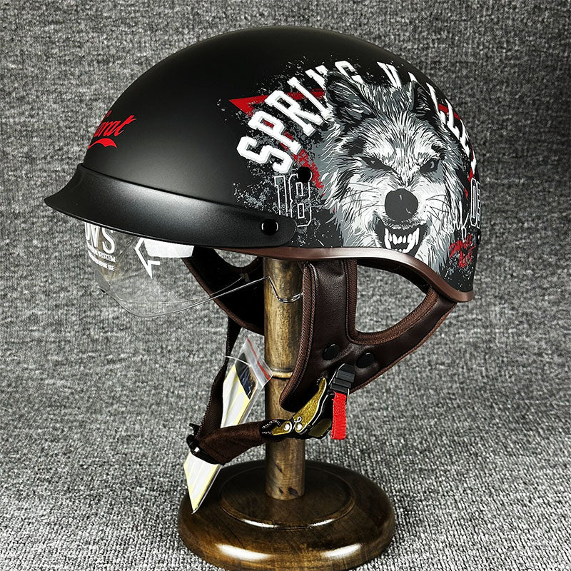 Casque de Ville pour Chopper avec Design Minimaliste