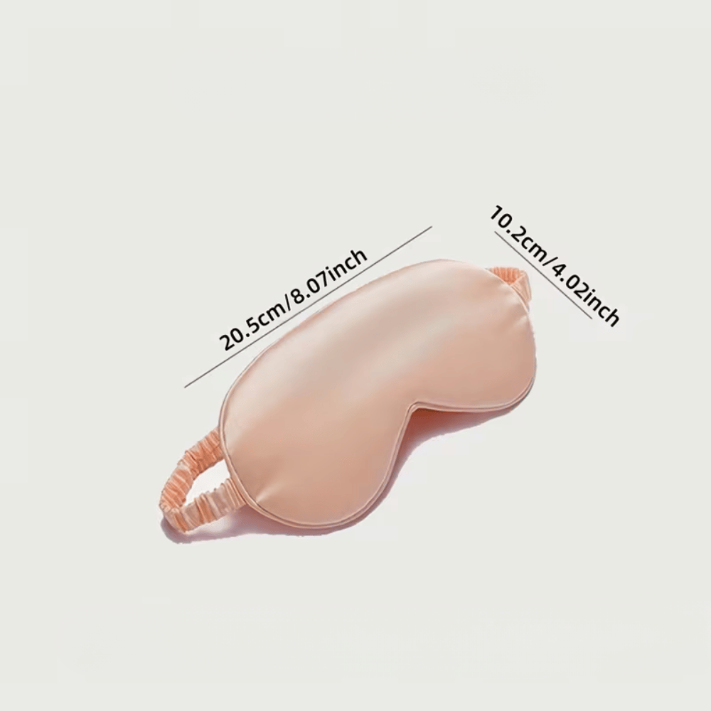SERENOVA – Masque de Sommeil en Soie pour des Nuits Relaxantes et des Matins Rafraîchissants