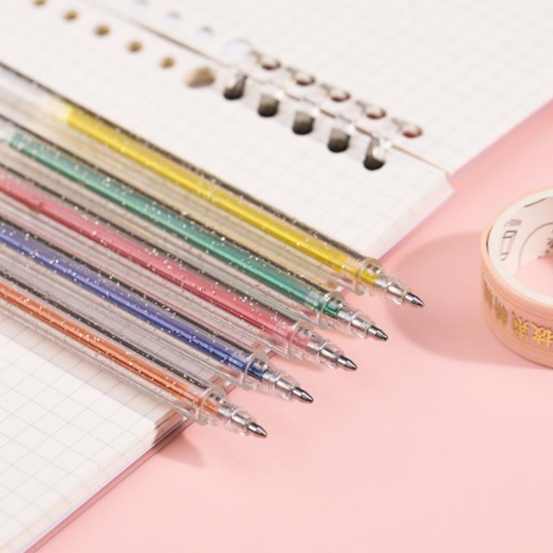 GlitteryPen™  | Ensemble de stylos gel avec 18 couleurs | Effets pailletés et métalliques | Créatif pour enfants et adultes
