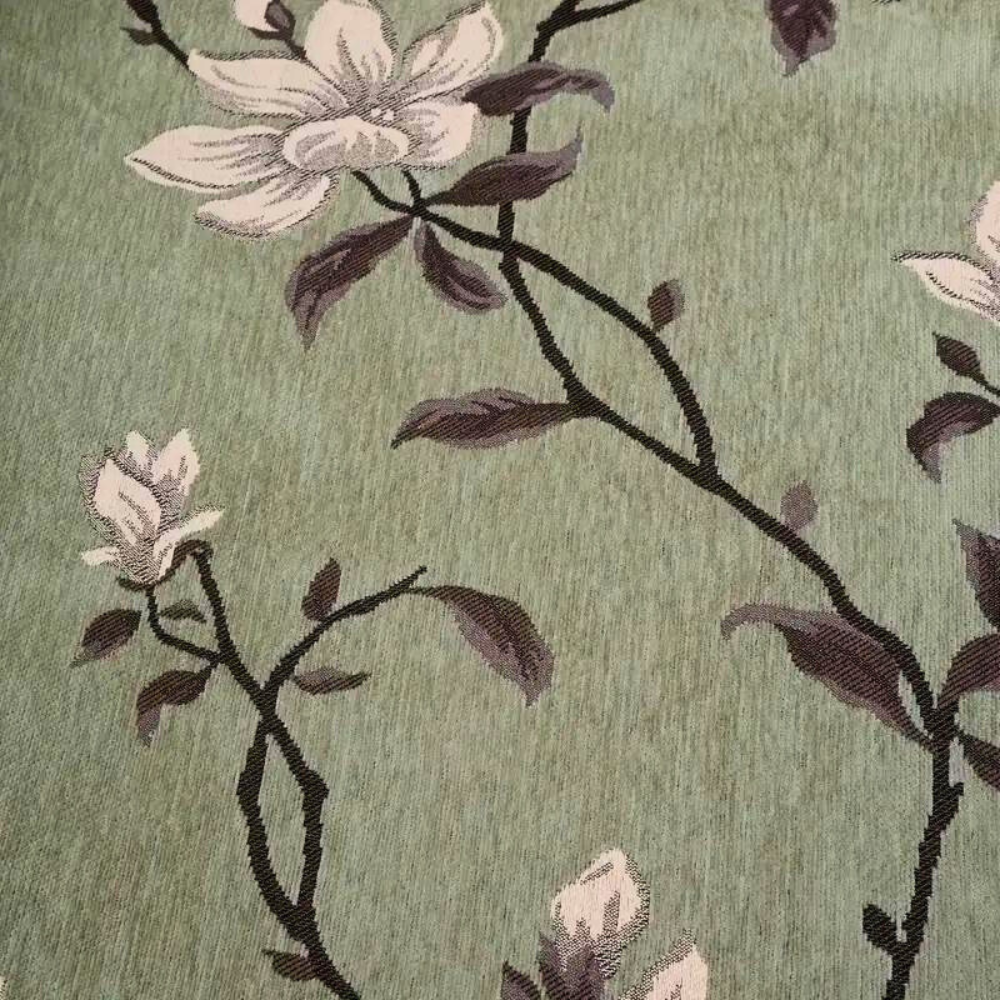 Housse de Canapé Chenille Florale Vintage