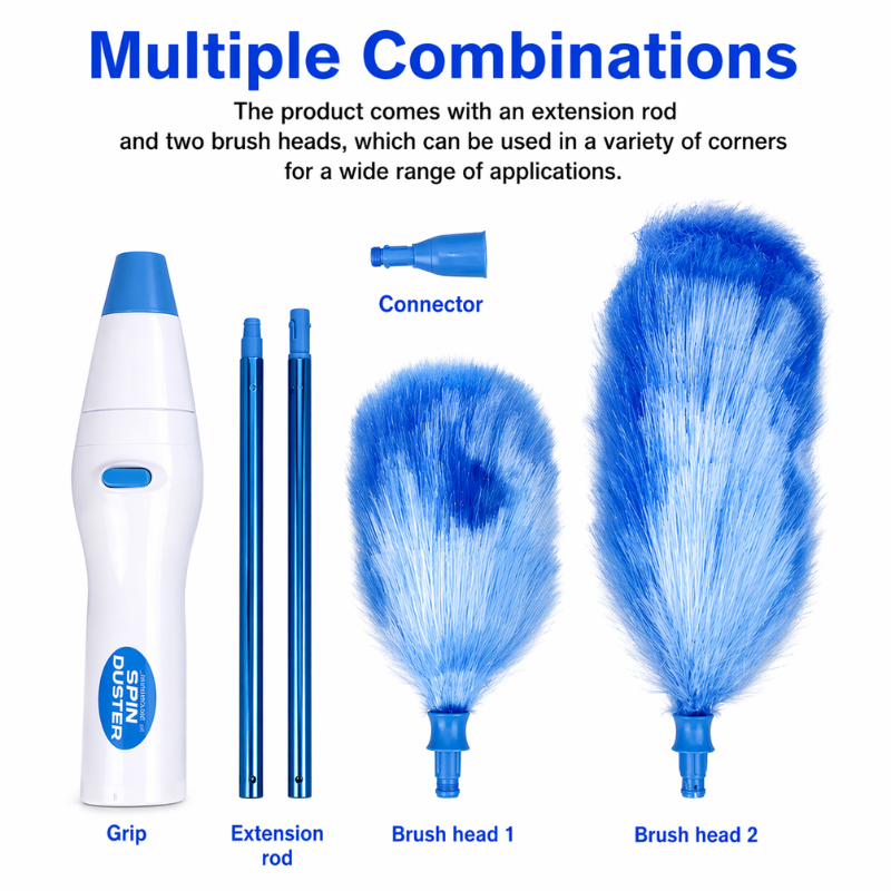 Brosse rotative électrique – nettoyage rapide sans effort