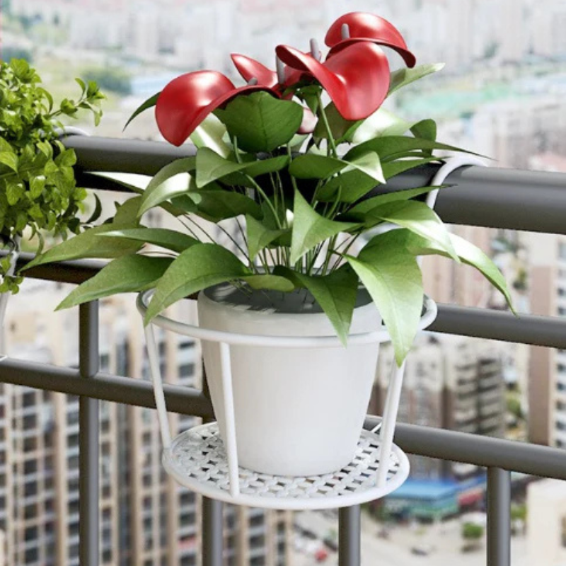 Support suspendu pour pots de fleurs