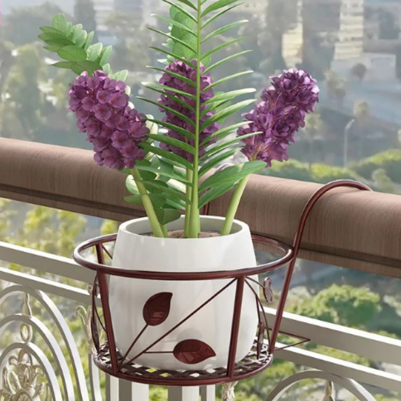 Support suspendu pour pots de fleurs