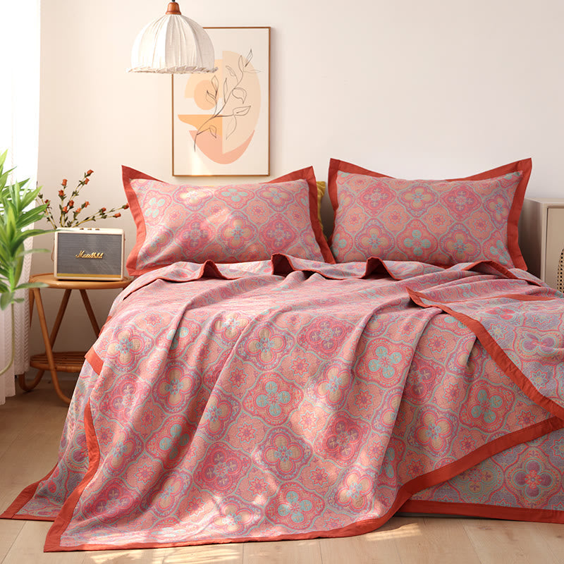 Couette réversible avec motif mandala
