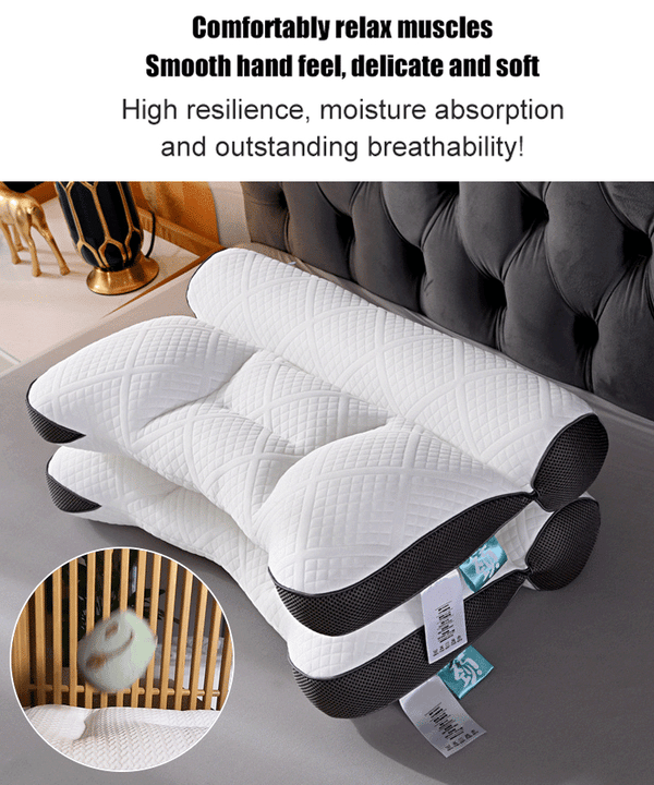 AlignEase™ — Réveillez-vous reposé grâce à un confort sur mesure pour le cou et la colonne vertébrale chaque nuit