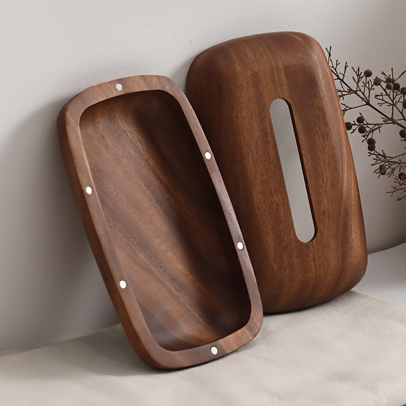 Boîte à mouchoirs en noyer – Design élégant et fonctionnel