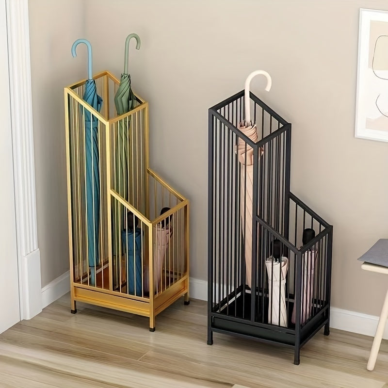 Support de paraplu en fer élégant – Durable et pratique pour un usage domestique et professionnel