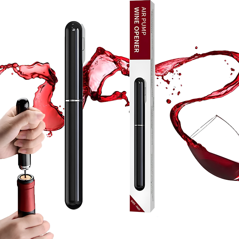 Tire-bouchon vin 2 en 1 – ouverture rapide avec coupe-capsule