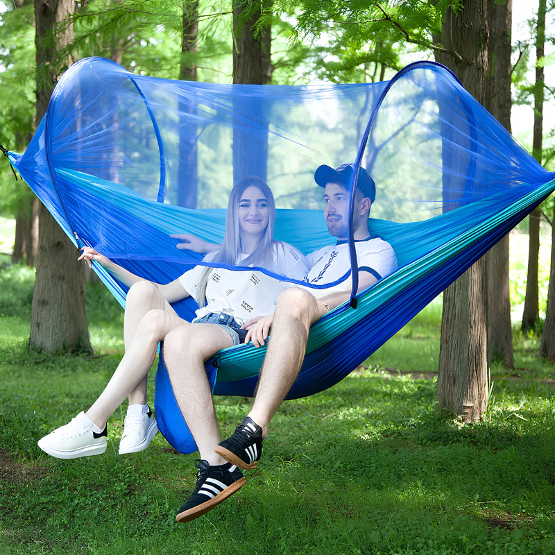 Hamac de camping avec moustiquaire intégrée