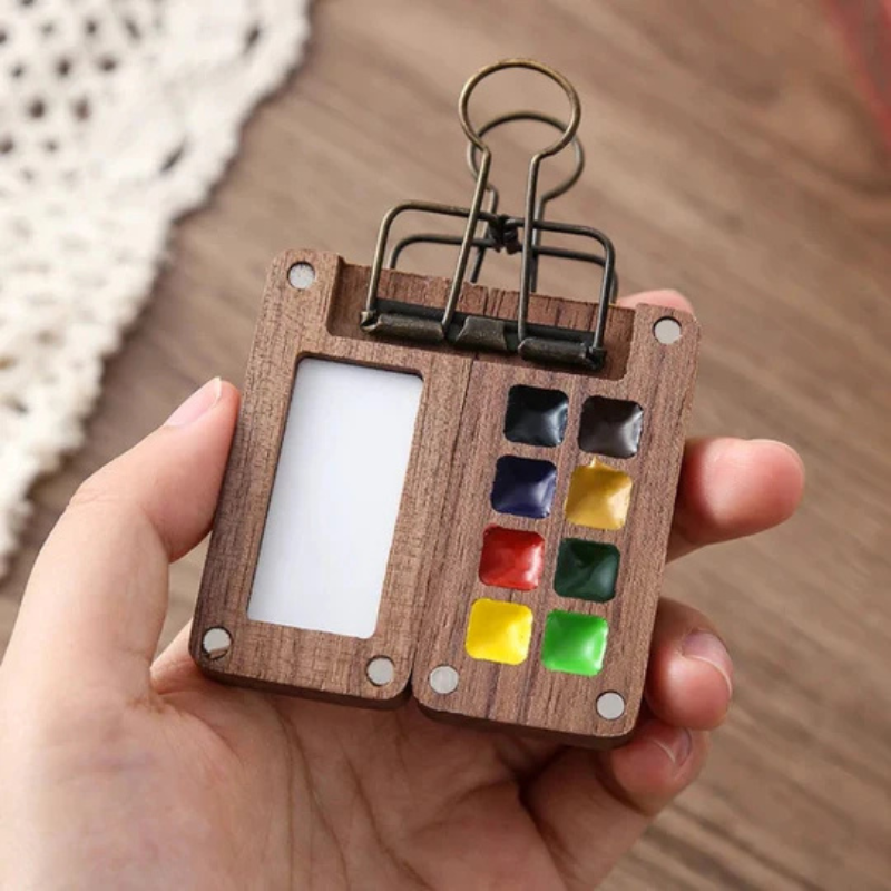 Kit de peinture aquarelle de poche pour peindre partout
