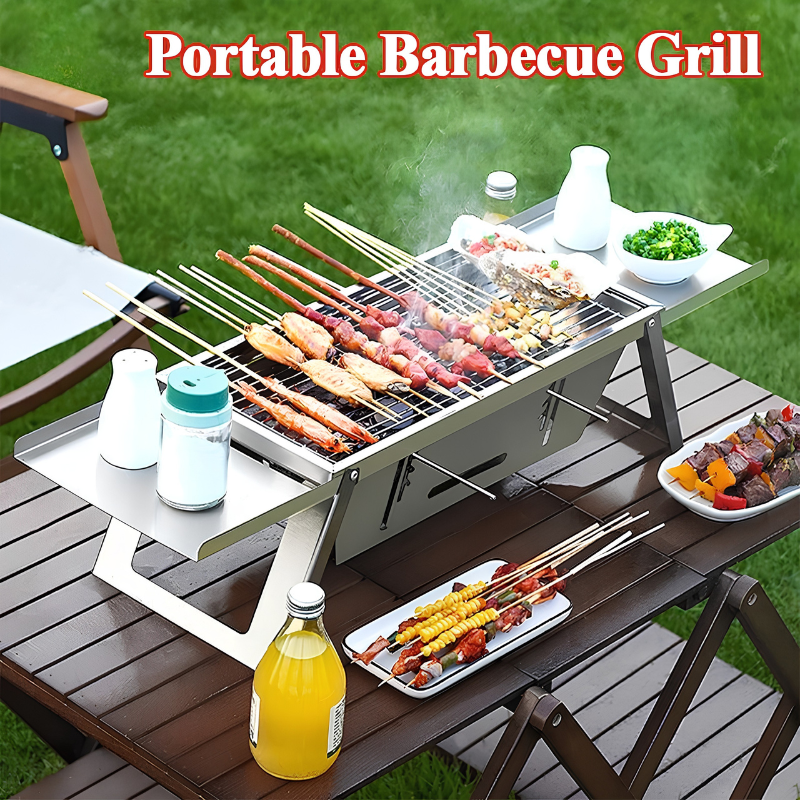 Grill pliable compact – barbecue pratique partout