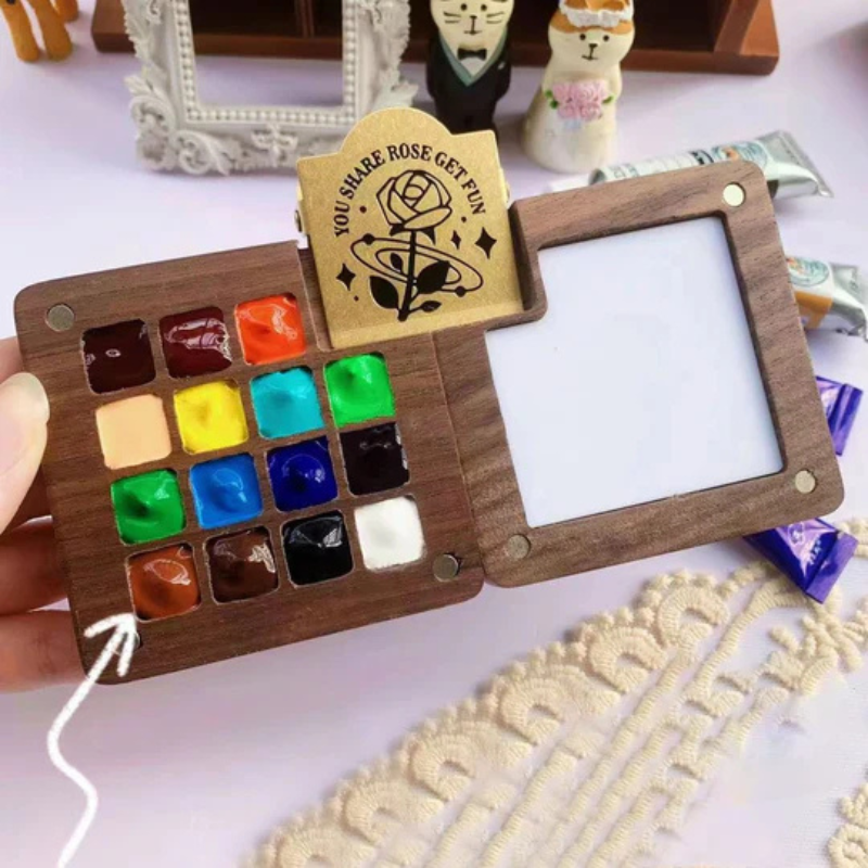 Kit de peinture aquarelle de poche pour peindre partout