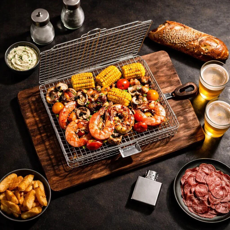 Panier de cuisson barbecue – grillades régulières