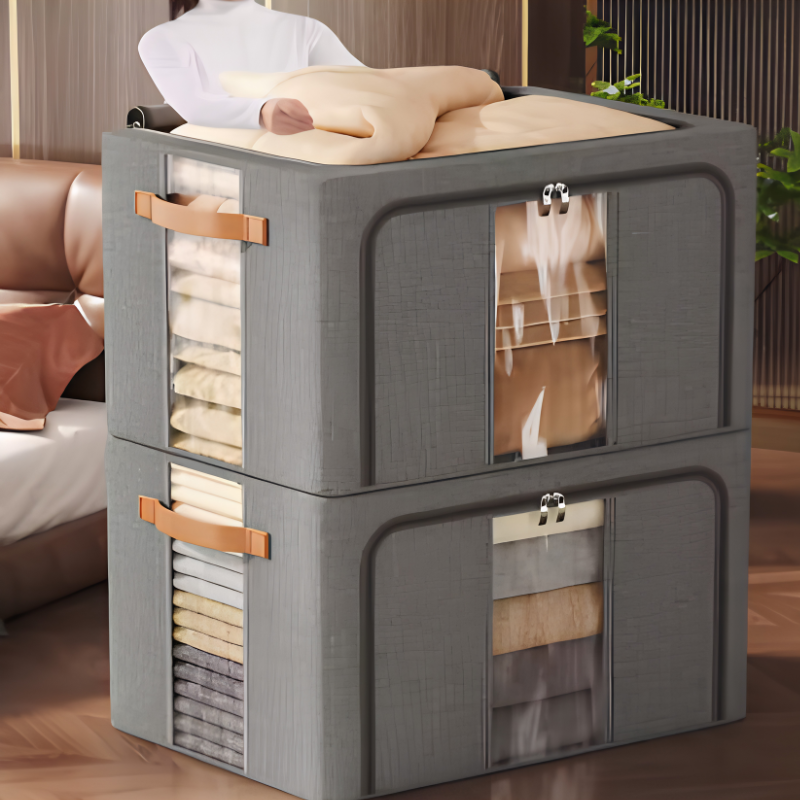 Boîte de rangement vêtements – placard bien organisé