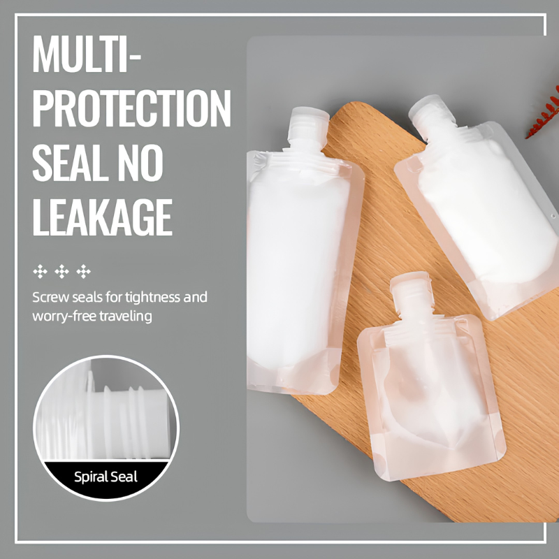 Lot de 40 flacons voyage – transport propre et organisé