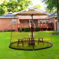 Moustiquaire parasol – protection anti-insectes avec fermeture zippée